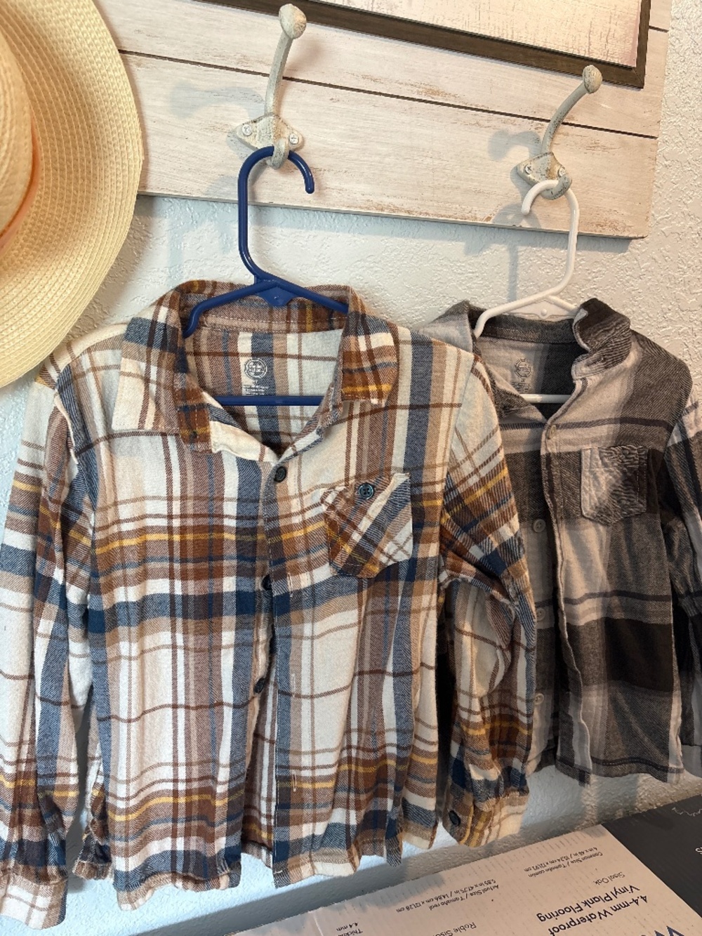 Toddler flannel button down shirt